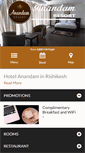 Mobile Screenshot of hotelanandam.com
