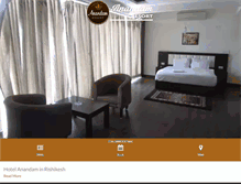 Tablet Screenshot of hotelanandam.com
